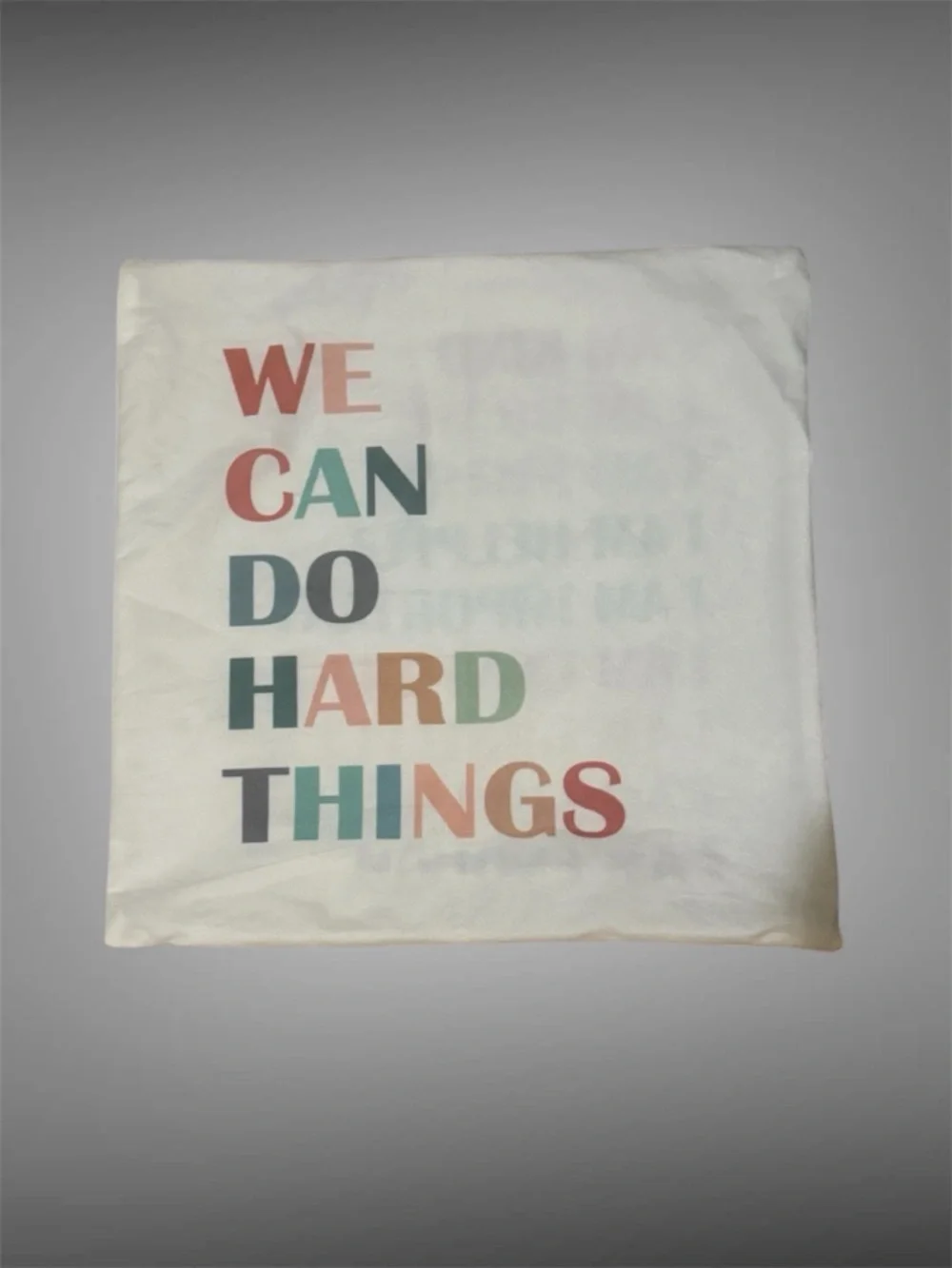 MOTIVATIONAL THROW PILLOW COVER